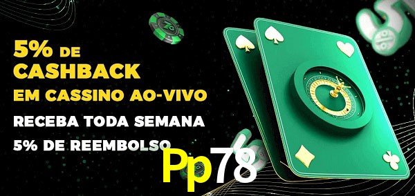 Promoções do cassino ao Vivo Pp78